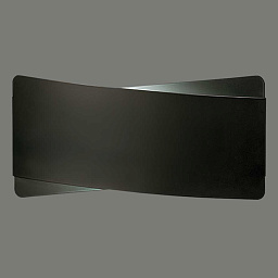 A166081N ACB Iluminacion Unax настенный светильник черный изогнутый