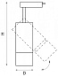 229347 Lightstar Volta светильник для 1ph-трека, 30Вт, 4000K, 2700лм, черный