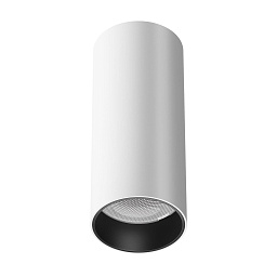 C056CL-L12W4K-W-W Maytoni Focus потолочный светильник белого цвета с ровным направленным светом