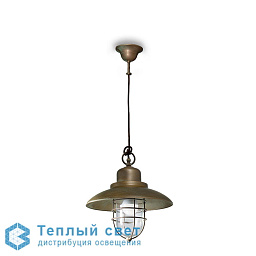 3308 Moretti Luce Patio cage подвесной уличный светильник с решётчатым плафоном из металла