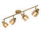 77979/04/02 Lucide Bjorn потолочный светильник с шестью поворотными плафонами на продолговатой рейке — фото 6