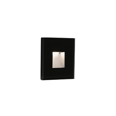 70273N Faro DART SQ Black recessed lamp 3000K  матовый черный