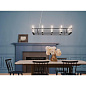 Rosalind 45.25" 12 Light Linear Chandelier Black люстра 52492BK Kichler — фото 4