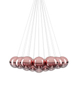 RANDOM CLOUD PENDANT 19 LIGHTS D.28 CM / ROSE GOLD 2700K CE
