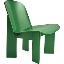 Chisel Lounge Chair, бук, сочно-зеленый лак на водной основе