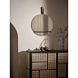 2655-0008 Lasso Design House Stockholm Круглое настенное зеркало в современном стиле с чёрной отделкой — фото 4