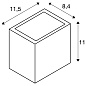 1002032 SLV SITRA CUBE WL anthracite 3000K настенный кубический светильник — фото 12