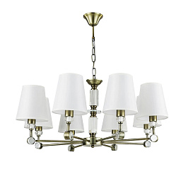 A4093LM-8AB Arte Lamp BROCCA подвесная люстра с шестью белыми плафонами