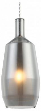 подвесной светильник с зеркальным плафоном каплевидной формы