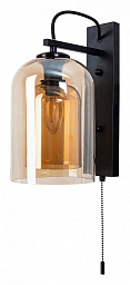 A7015AP-1BK Arte Lamp Paio настенное бра с прозрачным цилиндрическим плафоном