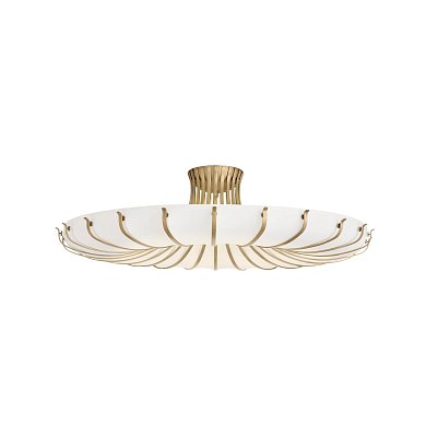 Потолочный светильник Arteriors Chambers, имитация пергамента и латунь