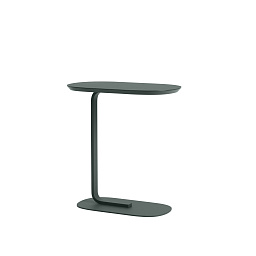 RLTSIT6003 Muuto Relate приставной стол темно зеленый с изогнутой опорой