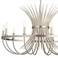 Baile 10 Light Chandelier Greige and Brushed Nickel люстра 52459NI Kichler — фото 9
