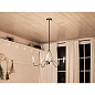 Freesia 5 Light Chandelier Anvil Iron with White Accents люстра 52455AVI Kichler