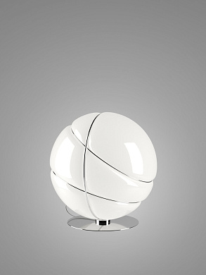Настольная лампа Armilla F50 Хром основание, колпак и кольца Хром Fabbian