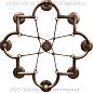 860340 Liaison 40" Round Chandelier люстра, Fine Art Lamps