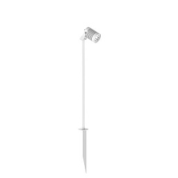 Flos Aimer уличный спот на штыре белый с зелёным корпусом
