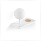 01014 NIKO LED Left white wall lamp настенный светильник Faro barcelona