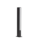 Sandy Black Aluminium & Acrylic LED 12Watt 220-240Volt 719Lm IP65 3000K L:8 W:12 H:60 cm