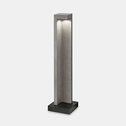 246987 Ideal lux Titano уличный торшер серого цвета с прямоугольным корпусом и рассеянным верхним светом
