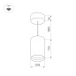 027426 Arlight Светильник SP-POLO-HANG-R85-15W White5000 (WH-WH, 40 deg) — фото 1