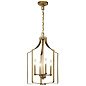 Morrigan 15" 4 Light Mini Chandelier Natural Brass люстра 42496NBR Kichler — фото 1