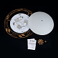 DL 7-509/50 Antik Fleur Orion широкий накладной потолочный светильник с декоративными листьями — фото 7