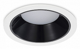 ST755.438.07 ST-Luce St755 встраиваемый потолочный светильник чёрный с матовым внутренним отражателем