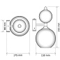 Pop Petite Wall Light настенный светильник, Rothschild & Bickers — фото 8