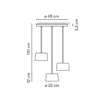 Tube,Pendant Grey L2, Grey M1, Grey D1 2700K,DALI 1-10V PUSH