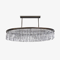 Triple Oval Ribbon Chandelier - Размер 2 (Ш 1600 мм x Г 600 мм)