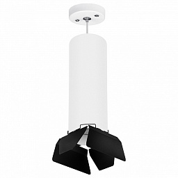 RP6496487 Lightstar Rullo 6 подвесной светильник с четырьмя белыми плафонами
