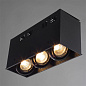 Точечный накладной светильник Arte Lamp CARDANI PICCOLO A5942PL-3BK — фото 1