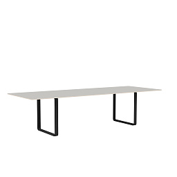 70TAB295A0301 Muuto 7070 обеденный стол линолеум серый черный 108x295 см
