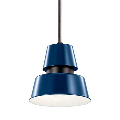 Lozano 9.5" 1 Light Pendant Catalina Blue уличный подвесной светильник 59003CBL Kichler