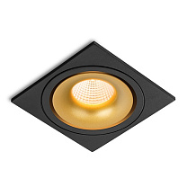 Потолочные светодиодные светильники Led technology SFERA R 11.30 W FW NO DIM черный + золотой