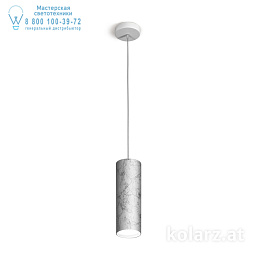 A1347.31.VinAg/23 Kolarz Tube подвесной светильник серебристый цилиндрический