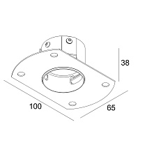 MOUNTING KIT SPY 20 L TRIMLESS