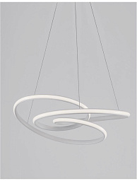 9147111 Nova Luce Menton подвесной светильник с плавно изогнутыми LED-кольцами для зональной подсветки