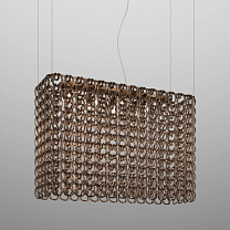 Подвесной светильник GIOGALI RE1 CRYSTAL BRONZE MATT BRONZE 1 E27 CE