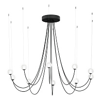 OPLIA CHANDELIER 1.0, Черный матовый, 2700 K, 29 Вт
