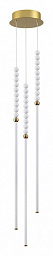 6639/33L Odeon Light Monella подвесной светильник с множеством дугообразных подвесов в бронзовом цвете