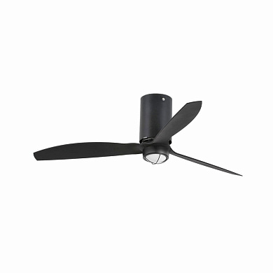 потолочный вентилятор матовый чёрный с LED подсветкой и SMART управлением