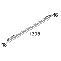 23350 0005 B Delta Light PR SPLITLINE M - Светодиодный светильник Line He 1 X 25,2 Вт — фото 1