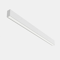 Lineal lighting system Infinite Pro 1136mm Surface Microprisma 31.6W 3000K CRI 80 DALI D4i White IP44 3429lm
