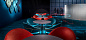 Jazz Мягкий стул с подлокотниками на стальном каркасе Pedrali 3716 — фото 4