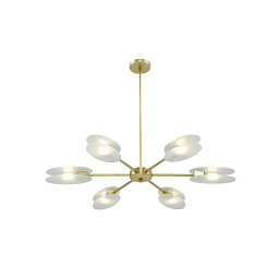 PP-289 Patinas lighting Present светодиодная люстра из латуни со стеклянными дисками
