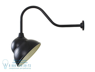 NOVO LARGE OUTDOOR SIGN LIGHT Настенный светильник из латуни ручной работы Mullan Lighting MPL011PCBLK