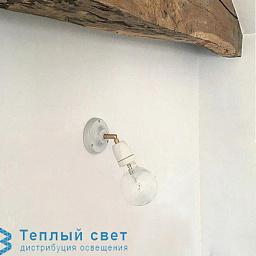 настенный светильник с металлом и стеклом