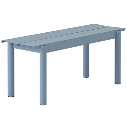 31225 Muuto Linear скамья стальная бледно голубая 110 см